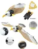 Simulering Bird Interactive Cat Toys Electric Hanging Eagle Flying Tasering Play Stick Scratch Rep Pet 240410