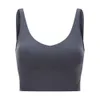 Lululemo Yoga Bra Align Tank Womens Sport Bra Classic Popular Popular Fitness Butter Butter Soft Lulumon Tank Gym Crop Yoga Vest Beauty Removable Chest Pad 723付きショックプルーフ