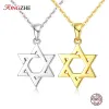 목걸이 Tongzhe Collare David Pendant의 Star 925 Sterling Silver Israel Chain Necklace Women Judaica Jewish Men Jewelry 2019