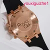 AP Female Wrist Watch Secrie Epic Royal Oak Series 26331 ou homens 18k Gold Rose Automático Swiss Selp Luxury com diâmetro 41mm