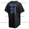 New City Pete Alonso 12 Francisco Lindor Baseball Jersey Alvarez Jeff McNeil New Yorks Brandon Nimmo Darryl Strawberry Ny Mets Kodai Senga Keith Hernandez Connect