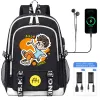 Рюкзаки Cartoon Merch A4 Детский рюкзак новый USB A4 Vlad Boy Girl School Bag Сумка для детей -подростков.