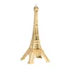 Dekorativa figurer Konst för bordsmodell Paris smycken Standlegering Hantverk Heminredning Eiffel Tower Staty Cake Topper Ornament Romantic