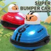 Cars 2.4G RC Duo Toy Super Battle Bumper Car Pop Up Doll Crash Bounce Ejection Light Children Remote Control Toys Gift
