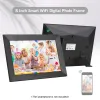 Frame Andoer da 8 pollici Digital Figura IPS touchscreen 1280*800 foto 1080p video smart wifi fotogramma foto album 16gb archiviazione