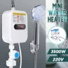 Riscaldatori JY018B 3500W 220V Mini scaldabagno calda Terniche Calda Tank Homehold Bathroom Caset con doccia Display a temperatura LCD LCD