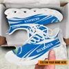 Scarpe casual comot sola sola suola da uomo nicaragua bandiera flag piatta classiche vulcanizzate calzature sneaker traspirabili