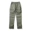 High Street Multi-Pocket Trawstring Salopes Mens Straight Vibe Style Oversize Casual Cargo Pantal