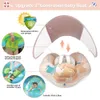 Baby natation flottant avec canopée infantile infantile pour enfants accessoires de piscine cercle de bain d'été Toys 240407