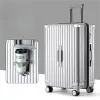 Carry-Ons Luggage Unisex Zipper KANGSHILU Travel Suitcase on Mute Wheels Password Business USB Rolling Case Multifunction CarryOns Cabin
