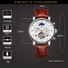 Kits Kinyued Top Brand Men's Watch Mechanische Wirstwatches Luxus -Skelett Automatische Uhrwerks Uhren für männliche Reloj Hombre