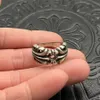 CH Trendy Crooker Kt Iris Ring met sterling zilver voor mannen en vrouwen gebruikte hiphop punk -wijsvinger