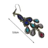 Other Hook Earrings for Party Jewelry Dangle Earrings Vintage Bohemian Style Peacock for Party 240419