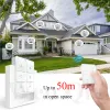 Control Tuya Wifi Rf Smart Light Switch 433mhz 6 Gang Wireless Wall Panel Switch,110v 220v Timing Receiver Work with Goole Home/alexa