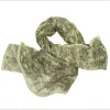 Foot-Wear Hunting Netcloth Scarf Commando CS Tactical Netcloth dissimuler décorer le champ de champ de l'armée Camouflage Camouflage Netcloth pour la chasse à la chasse