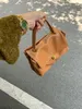 左サイドかわいい小さなデザイン女性のためのソリッドカラーショルダーバッグ2024韓国Fiハンドバッグと財布革のトートバッグC107＃