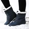 Stivali Snow Women Women Non slip Women Winter Furt Cavy per i bottini impermeabili Botas Mujer