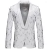 Herenpakken Boutique Pak Jacket High-end sociale kledingpodium Host Party Kleding Mode Mode hoge kwaliteit plus maat mode