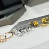 Ohrringe 925 Sterling Silber Material Micro Inlay Prozess Hochwertiges Zirkon -Spitzen -Design Damen -Stollen Ohrringe am beliebtesten Move Series