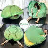 Cushions Wearable Turtle Shell Plush Pillows Stuffed Soft Tortoise Turtle Shell Stuffed Animal Costume Plush Dress Up Cushion Funny Toy