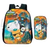 Sac à dos 2pcs / sets les octonauts pour tout-petits sacs de maternelle kild