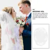 Bridal Veils Wedding Veil With Comb Short Fingertip Length For