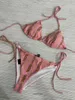Bikini Womens Designer Sexig set bur transparent rem badkläder stjärna tryck badkläder kvinnor badkläder mode strand set sommar kvinnors biquini s-xxl