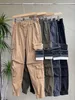 Spodnie ładunkowe Męskie spodnie Designer Pants Wintage Vintage Bok Pocket Gotowy do noszenia farbowane czteropapienowe spółki ładunkowe