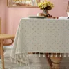Table de table en nappe rectangulaire de café rond le couvercle de poussière de l'armoire télévisée peut être utilisé pour les décorations d'anniversaire