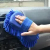 Handskar Microfiber biltvätt Svamp rengöringsverktyg Bilen detaljer Borstar Chenille Washing Thandduk bil Acessorier Auto Clean Gloves