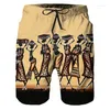 Men's Shorts African Men Beach Summer Swimwear Surfing Board Quick Dry Casual Sportwear Swimming Trunks Boy