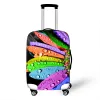 Accessories Stretch Cloth Luggage Luggage Cover Trendy 5D Floral Travel Suitcase Antidust Cover Suitcase for 1832 Inch Luggage Protective