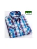 Shirts Mens Dress Shirts Short Sleeve Summer Plaid Large Man High Quality Cotton 100% Shirt for Men 7xl Plus Size S6xl 7xl 8xl