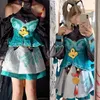 Costumi anime in tessuto strutturato cosplay Qingque Come Anime Cosplay Honkai Star Rail Qing que Game Game Suit Kostm Outfits Wig per Comic Con Y240422