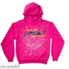 Designer Spider Hoodie Mens Thug Young Pink 555555 UOMINO DONNE SPEGGIAMENTO SPEGGIAMENTO CHETHIRTS SEGGIO POLLA PLAGATTI