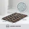 Carpets Copper & Black Geo Diamonds Entrance Door Mat Bath Rug Cool Love Cute Iconic Music Rnb R B Beautiful Hipster Classic