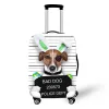 Acessórios Capas de proteção de mala francesa de Bulldog para carrinhos de viagem Acessórios para viagens de bagagem de 1832 polegadas capa de estojo de Boston Terrier