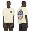 Summer Rhude Tshirt Spring/Summer Fashion Rhude Tshirts Grand Cru Bawełniany z krótkim rękawem T-shirt