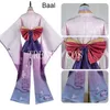 Anime Costumes Anime Cosplay Raiden Ei Blzebul Cosplay Come Raiden Shogun Kimono Blzebul Outfits for Comic Con Hallown Party Y240422