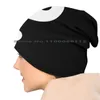 Bérets yin yang masque minimal masque chapeau de seau capot de soleil porter la mode pêcheur extérieur pliable noir et blanc