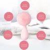 Instrument Silicone Ultrasonic Facial Brush Cleansing Brush Face Body Cleanser 4 Modes with Rotating Magnetic Beads Skin Rejuvenation SJ01