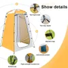 Tenda per campeggio esterno portatile tenda da bagno semplice copertura per cambio di montatura tenda per bagno mobile pografia tenda 240419