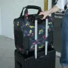 Carry-ons 16 "Kvinnor bär handbagage Suitcase16 tum rullande bagage resväska stuga storlek kvinnor reser bagage vagn med hjul