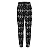 Damesbroeken Spookachtige Halloween Print Spring Dancing Skeletons Trendy Joggers Women Streetwear Custom Trousers Big Size