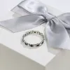 Anneaux Lekani Real 925 STERLING Silver Love Heart Trendy Party Round Ronds Gifts Fine Bijoux For Women Livraison gratuite