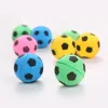 Toys 100pc / lot Pet Cat Toys Soft Latex Football Toys Balls BitreSistant Cat Toys Interactive Pet Supplies