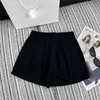 Kvinnors shorts designer vår/sommar ny pra nanyou gaoding fritid original su feng tungt industrimälta i par med mångsidig elastisk midja fast färg ufb2