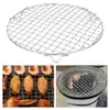 Gereedschap Multifunctionele ronde roestvrijstalen kruisdraad Stoom koelbarbecuekool /grill /pan rooster met benen (7,87 inch) 1 pc's