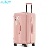 Luggage MiFuny Cabin Holiday Suitcase Set Outing Carry on Luggage with Wheels Couples Travel AntiFall Password Package Rolling Luggage