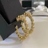 High Quality Luxury Cutout Round Big Earrings for Women Girls Retro Fashion Multicolor Crystal3268q